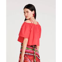 Peace And Chaos - Hibiscus Crop Top