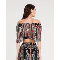 Peace And Chaos - Myrtile Wrap Crop Top