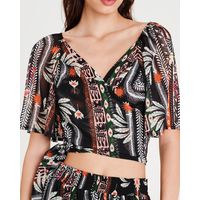Peace And Chaos - Myrtile Wrap Crop Top