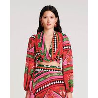 Peace And Chaos - Pina-Colada Wrap Blouse