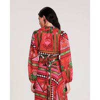 Peace And Chaos - Pina-Colada Wrap Blouse