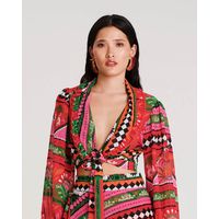 Peace And Chaos - Pina-Colada Wrap Blouse