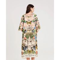 Peace And Chaos - Citrus Kimono