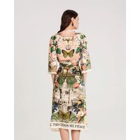 Peace And Chaos - Citrus Kimono
