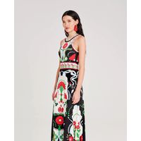 Peace And Chaos - Pomegranate Long Dress