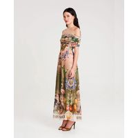 Peace And Chaos - Citrus Long Dress - Mesh