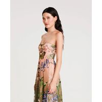Peace And Chaos - Citrus Long Dress - Mesh