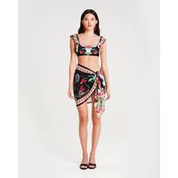 Peace And Chaos - Pomegranate Sarong