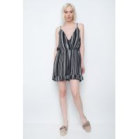 Glamorous - Stripe Playsuit 