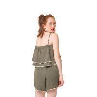 Minkpink - Get Lost Ruffle Crop Top    