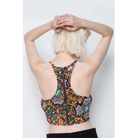 Minkpink - Mirror This Placement Cut Apron Neck Crop Top   