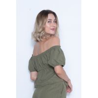 Minkpink - Linen Puff Top