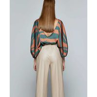 Spell - 5108 Pleated Leather Pants 