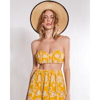 Γυναικεία Strapless Μπλούζα Mallory The Label - Narcissus