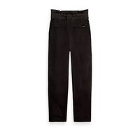 Scotch &amp; Soda - Daisy - High rise straight leg paperbag trousers  