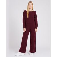 Γυναικείο Παντελόνι Guess - Es Teresa Cable Wide Leg