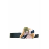 Favela - 240 Camouflage Fur Platform Slide Sandals  
