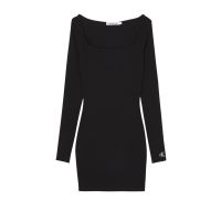 Calvin Klein - Square Neck Rib Dress 