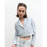 Access - 1063 Cropped Tweed Blazer 