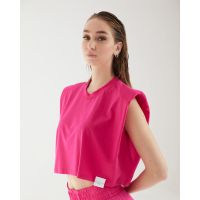 Γυναικεία Αμάνικη Crop Μπλούζα 4 Tailors - Rhea