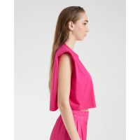 Γυναικεία Αμάνικη Crop Μπλούζα 4 Tailors - Rhea