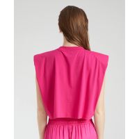 Γυναικεία Αμάνικη Crop Μπλούζα 4 Tailors - Rhea