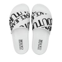 Women Slides Versace Jeans Couture Fondo Shelly Dis. Sq1 Gummy  74VA3SQ171352 003 white 