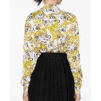 Women Shirt Versace Jeans Couture 74Hal211Ns219 74Dp211 Twill Vi Print Logo Couture 74HAL211NS219 g0