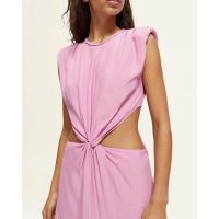 Γυναικείο Midi Φόρεμα Scotch &amp; Soda - Draped Structured Shoulder