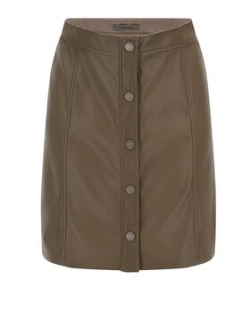 Guess - Carola Faux Leather Mini Skirt 