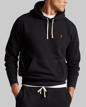 Men Sweatshirt Polo Ralph Lauren Lspohood M2-Long Sleeve-Knit 710766778008 001 black