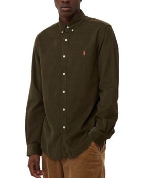 Men Shirt Polo Ralph Lauren Slbdppcs-Long Sleeve-Sport Shirt 710818761014 300 green