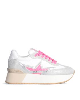 Sneakers Sport Phase 1 Dreamy 03 BA4083PX480 s3209 silver/white/fuxia fluo