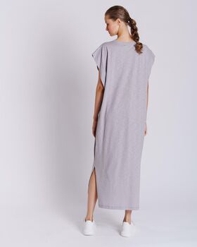 Γυναικείο Maxi Φόρεμα Collectiva Noir - Logo Oversized