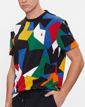 Men T-Shirt Polo Ralph Lauren Sscnm18-Short Sleeve 710926544001 999 multi 