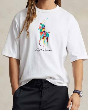 Men T-Shirt Polo Ralph Lauren Sscnm18-Short Sleeve 710926611001 100 white 