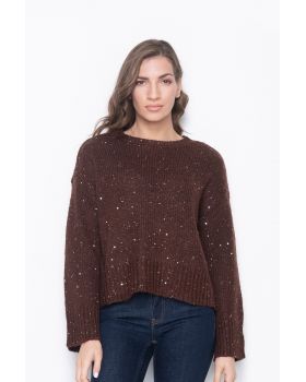 Only - Carla Ls Sequins Knit Pullover 