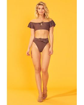 Γυναικείο Bikini Top Minkpink - Coco Off Shoulder Crop