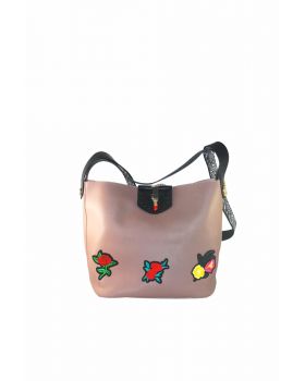 Anna Smith - Embroidered Slouch Handbag 