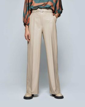 Spell - 5108 Pleated Leather Pants 