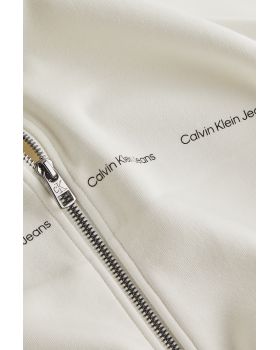 Γυναικεία Ζακέτα με Κουκούλα και Φερμουάρ Calvin Klein - Repeat Logo