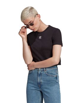Γυναικεία Crop Κοντομάνικη Μπλούζα Adidas - 2802-3