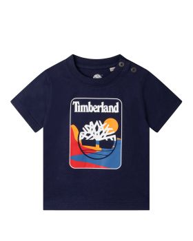 Βρεφική Κοντομάνικη Μπλούζα Timberland - Short Sleeves K42 B