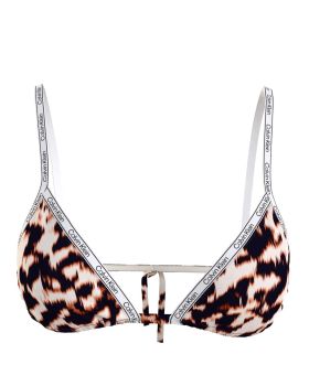 Γυναικείο Τριγωνικό Bikini Top Calvin Klein - Rp Print