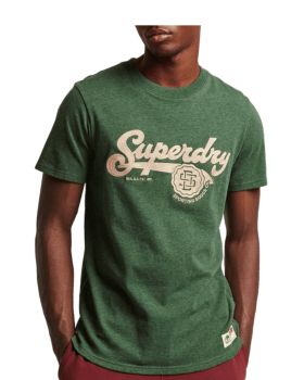 Ανδρική Κοντομάνικη Μπλούζα Superdry - Ovin Vintage Script Style Coll