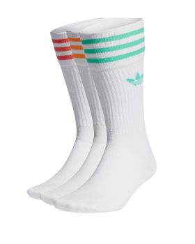 Unisex Αθλητικές Κάλτσες 3 Ζευγάρια Adidas - Solid Crew