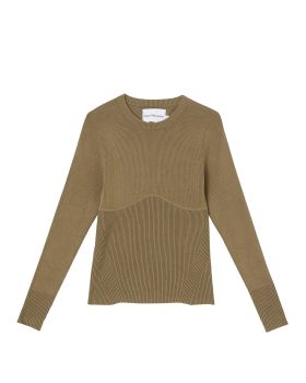 Calvin Klein - Bust Detailing Tight Sweater 