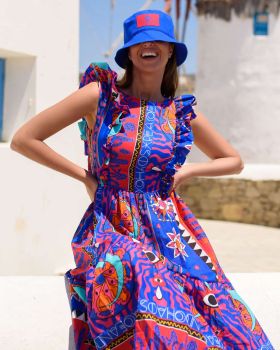 Γυναικείο Midi Φόρεμα Peace And Chaos - Campeche Midi
