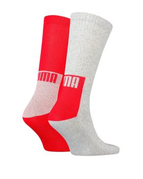 Ανδρικές Κάλτσες Puma 2 Ζευγάρια - Men Logo Block Crew Sock