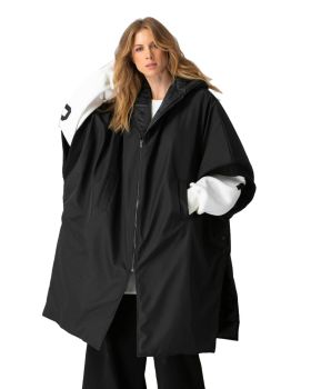 Sourloulou - Oversized Cape With Hoodie 